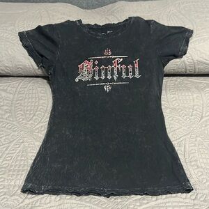 Sinful by Affliction T-shirt.  Size small